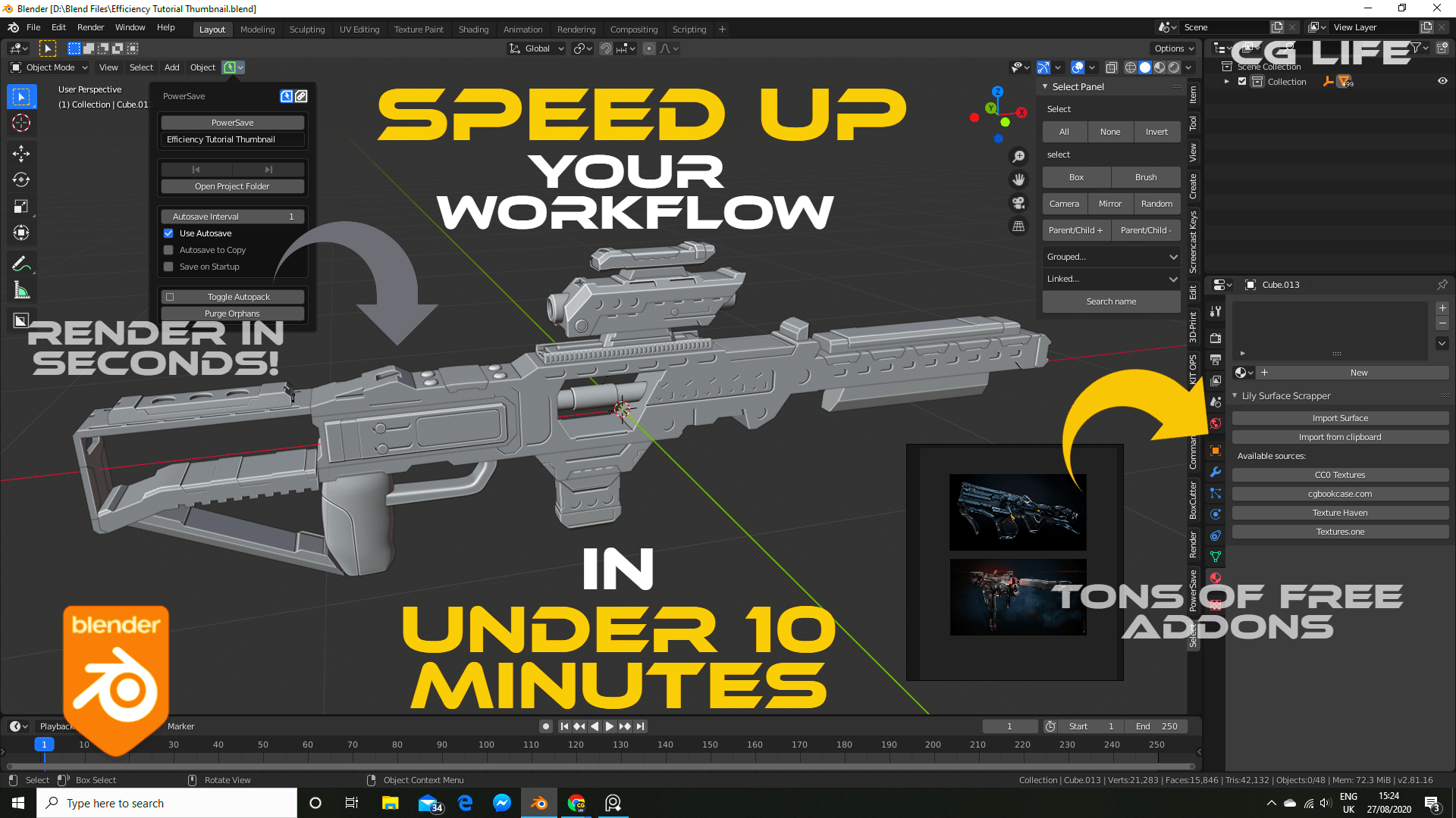 How to speed up your workflow in under 10 minutes Blender tutorial