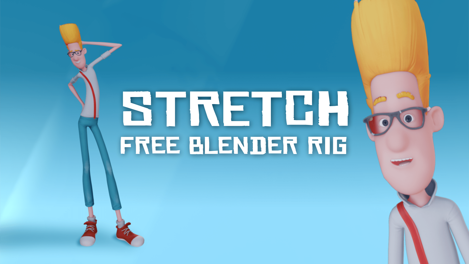 Free Blender Rig Stretch BlenderNation