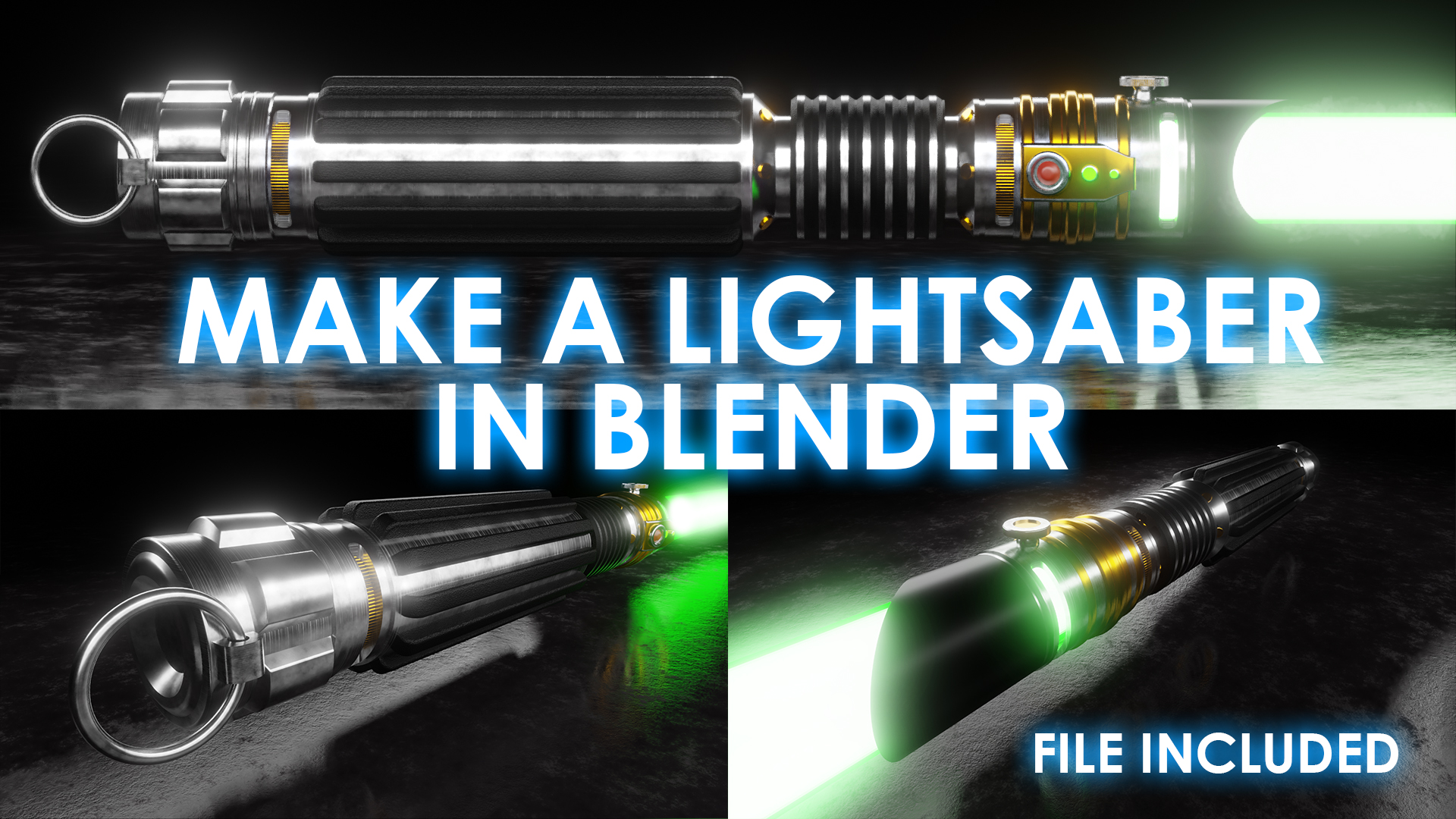 Make your own lightsaber in Blender BlenderNation