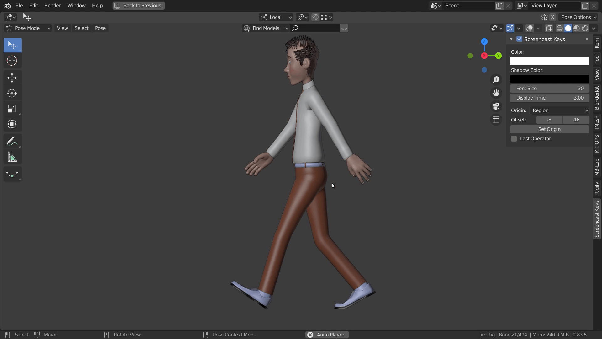 EASY!! Walk Cycle in a few steps. BlenderNation