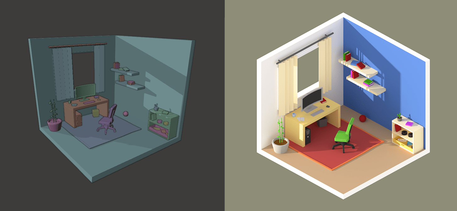 How to create Isometric Rooms with Blender 2.9 BlenderNation