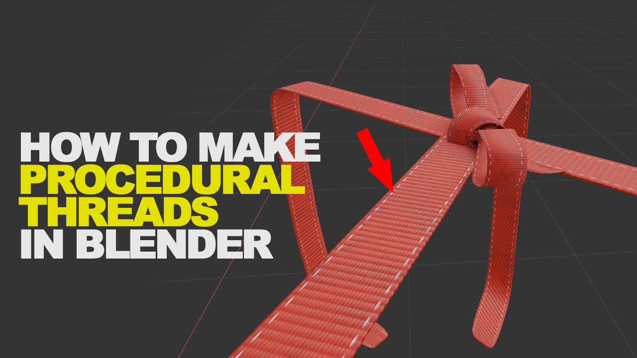 How to create realistic cloth fabric with threads in Blender