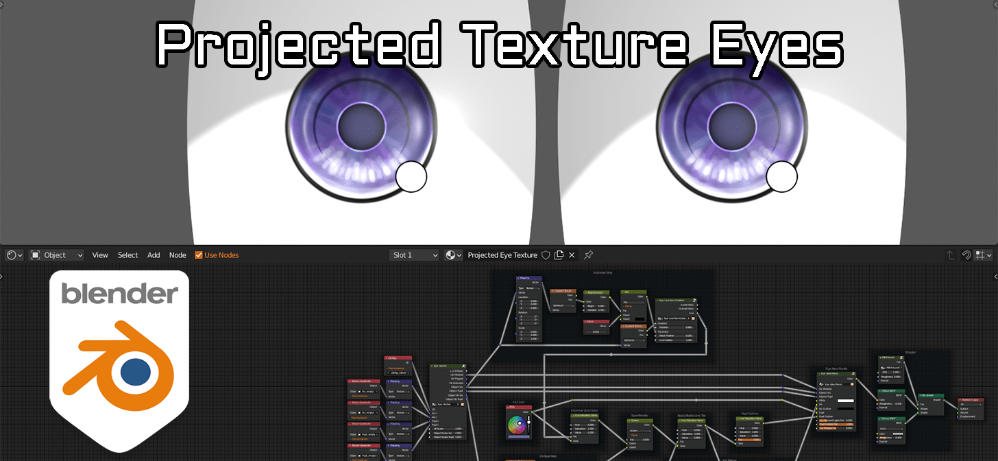 Creating Projected Texture Eyes BlenderNation