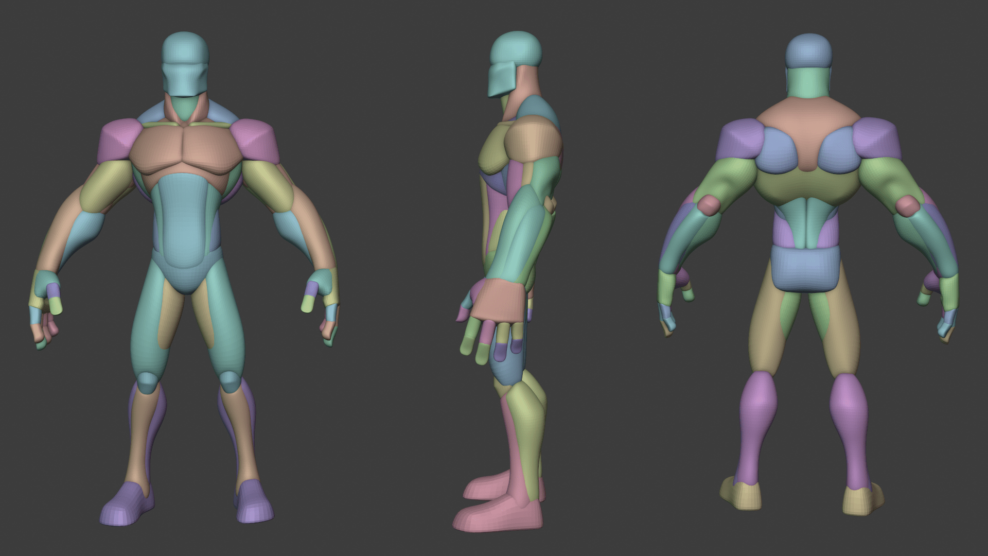 Free Character Blockout and video timelapses BlenderNation