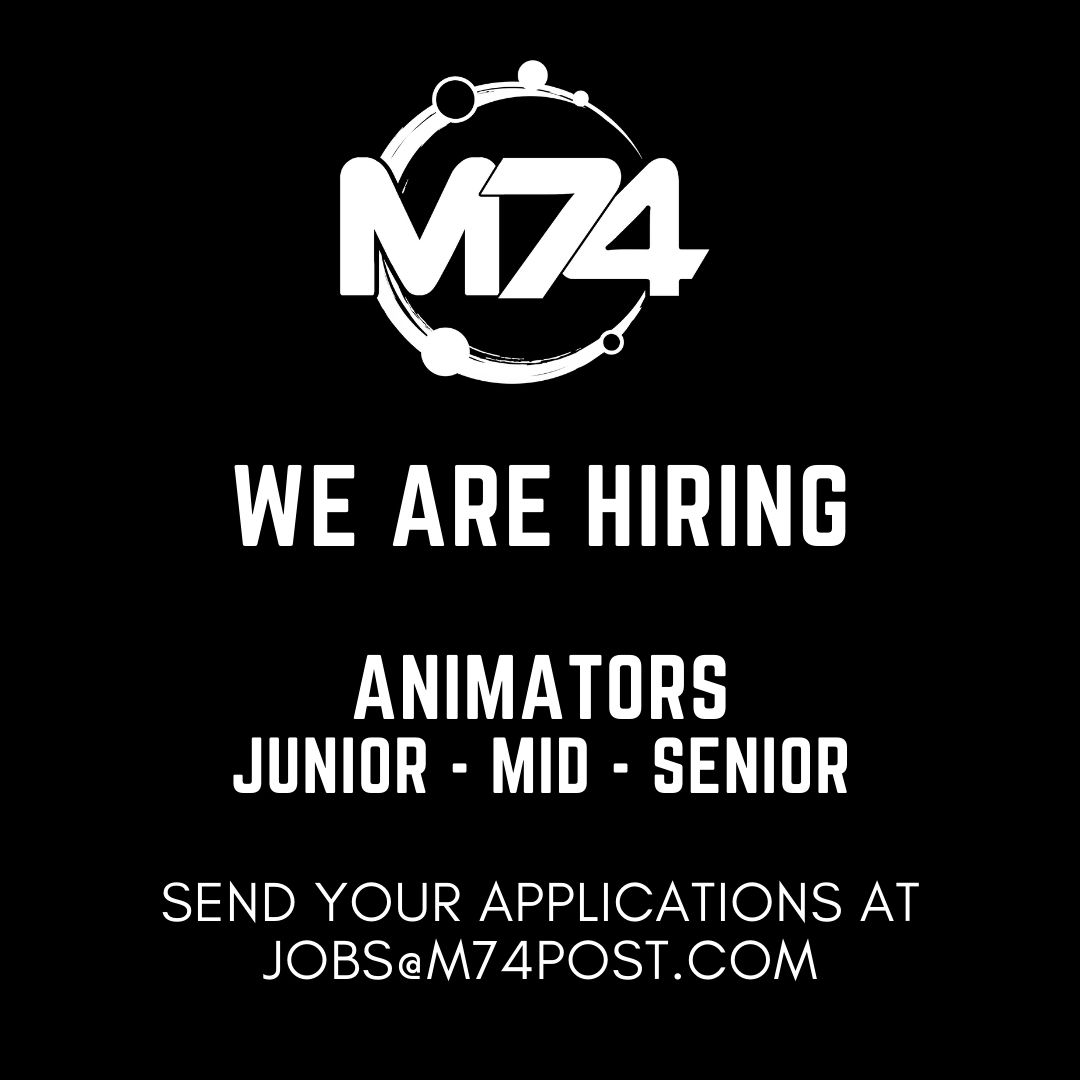 Job offer Blender Animators at M74 Post BlenderNation