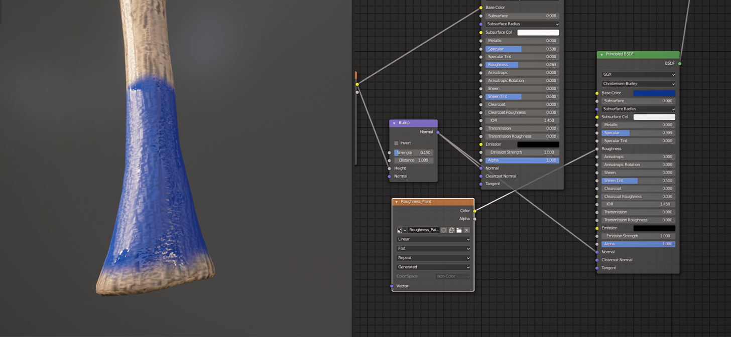 Blender Roughness Map