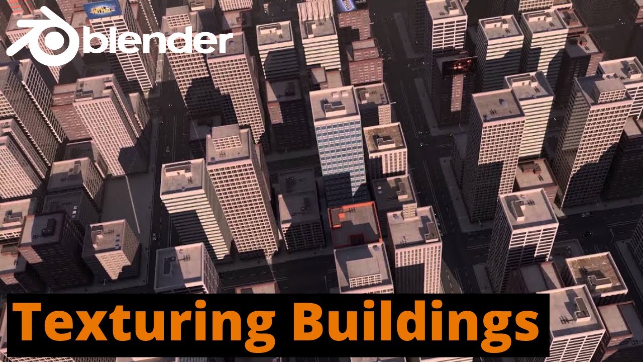 Blender GIS Texturing Buildings Tutorial BlenderNation