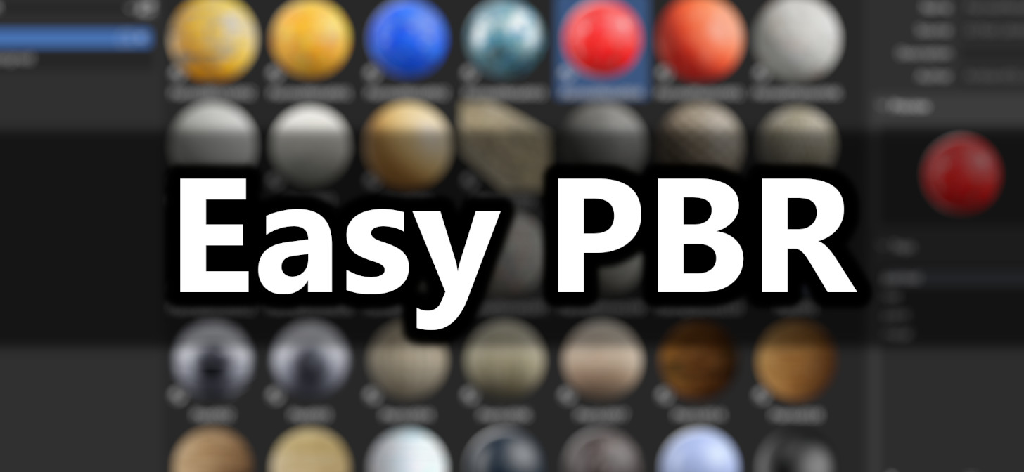 Download, set up and mix PBR shaders in Blender with Easy PBR