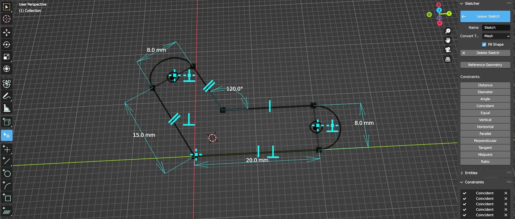 CAD Sketcher Free CAD Addon for Blender BlenderNation