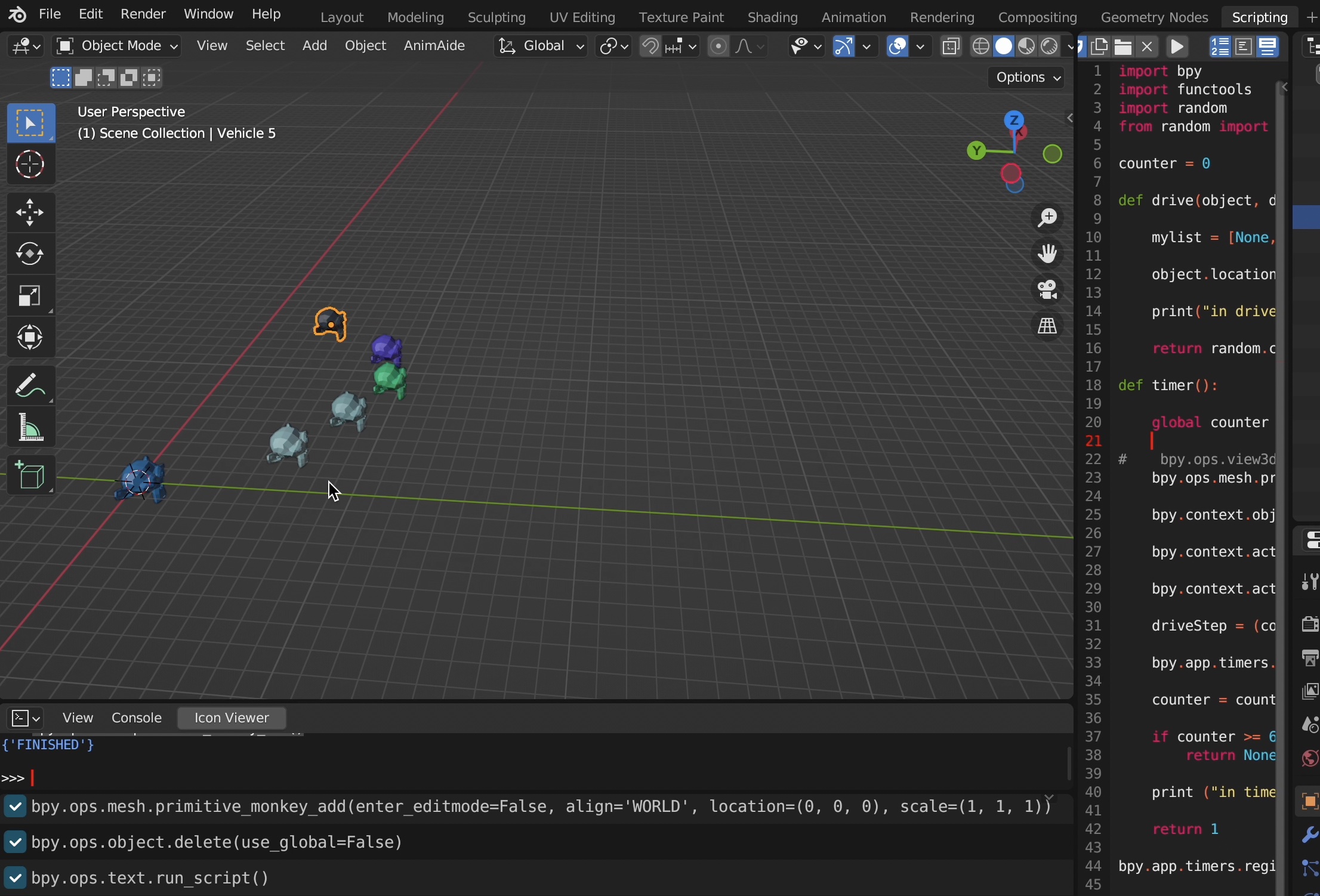 Tutorial How to use timers with python BlenderNation