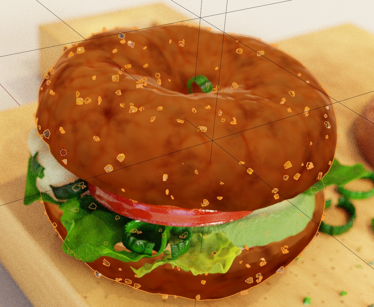 Behind the Scenes Bagel in Blender BlenderNation