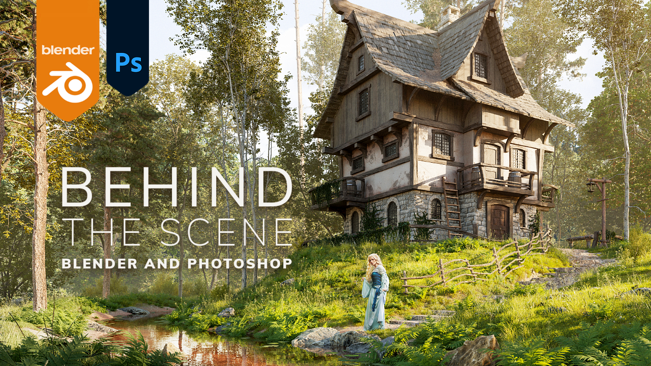 Timelapse Create Stunning Digital Art in Blender and