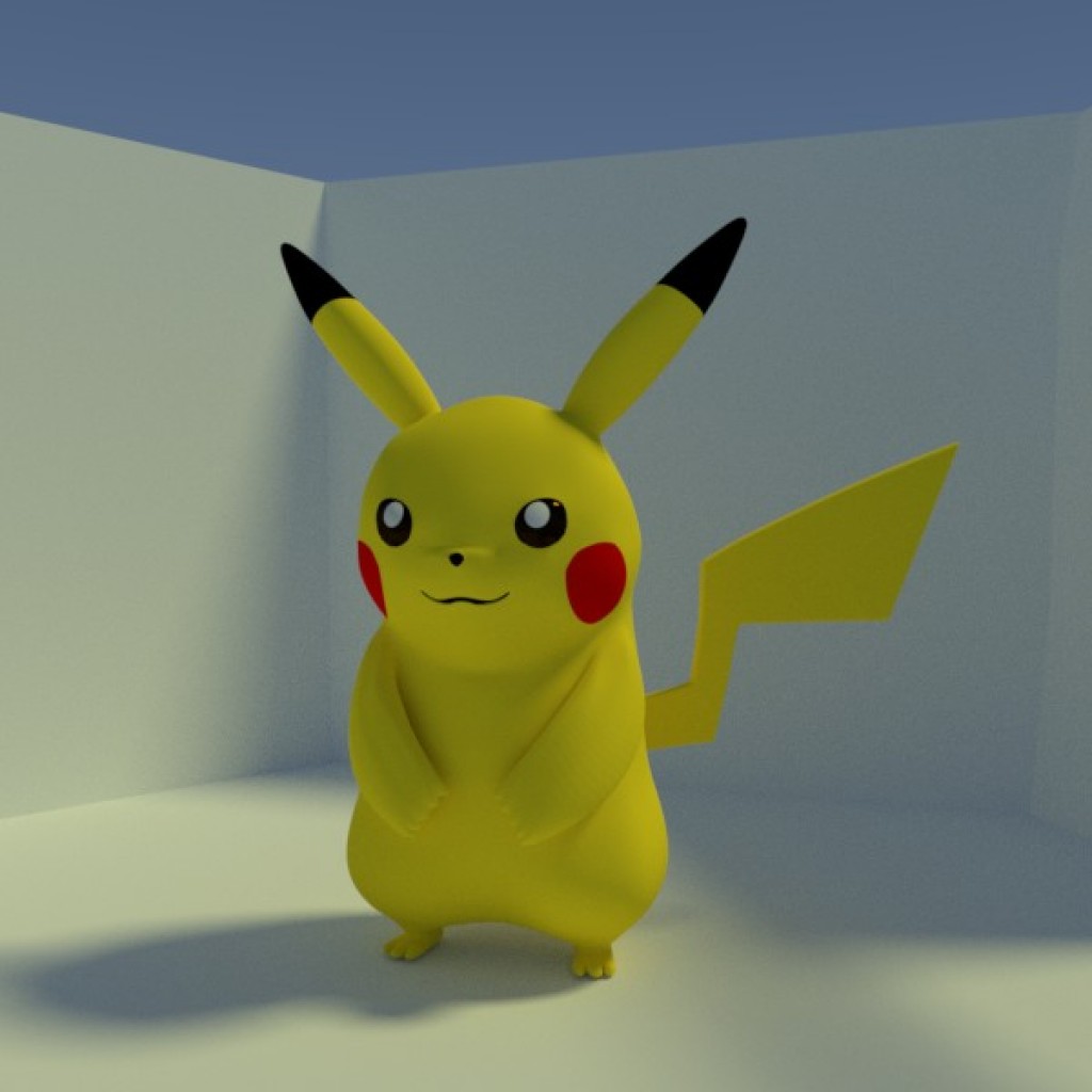 Blend Swap Pikachu 3d Model
