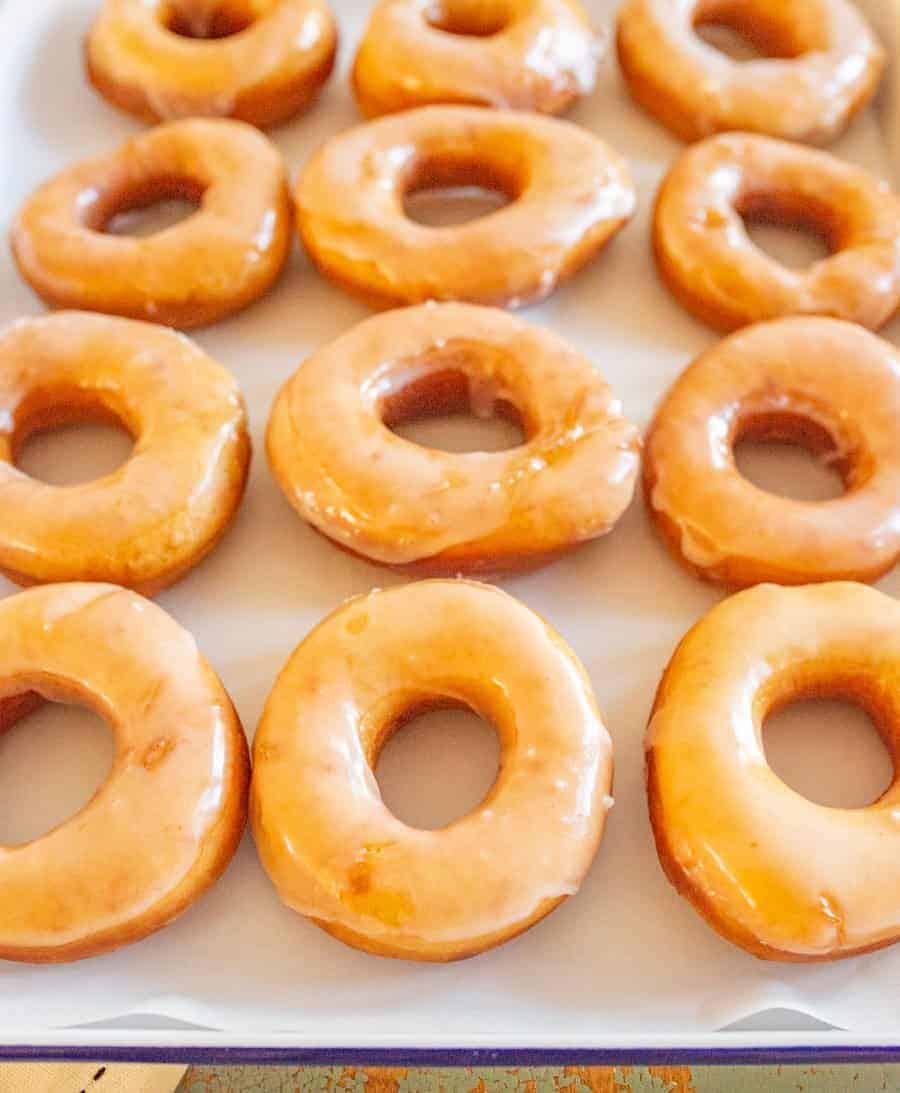 Beth's Famous Glazed Donuts Recipe Homemade Krispy Kreme Donuts!