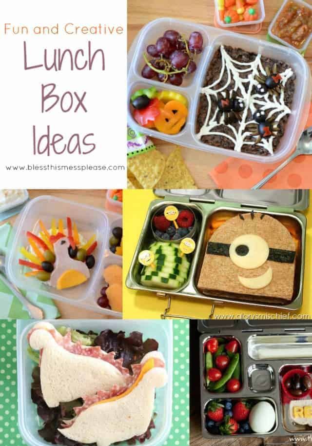 All kinds of lunch box inspiration! Bless This Mess