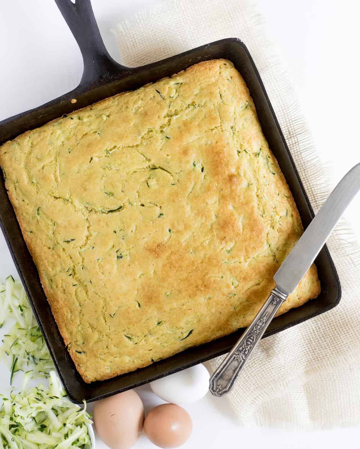 The Best Zucchini Corn Bread Recipe Easy, Fluffy & Sweet Corn Bread
