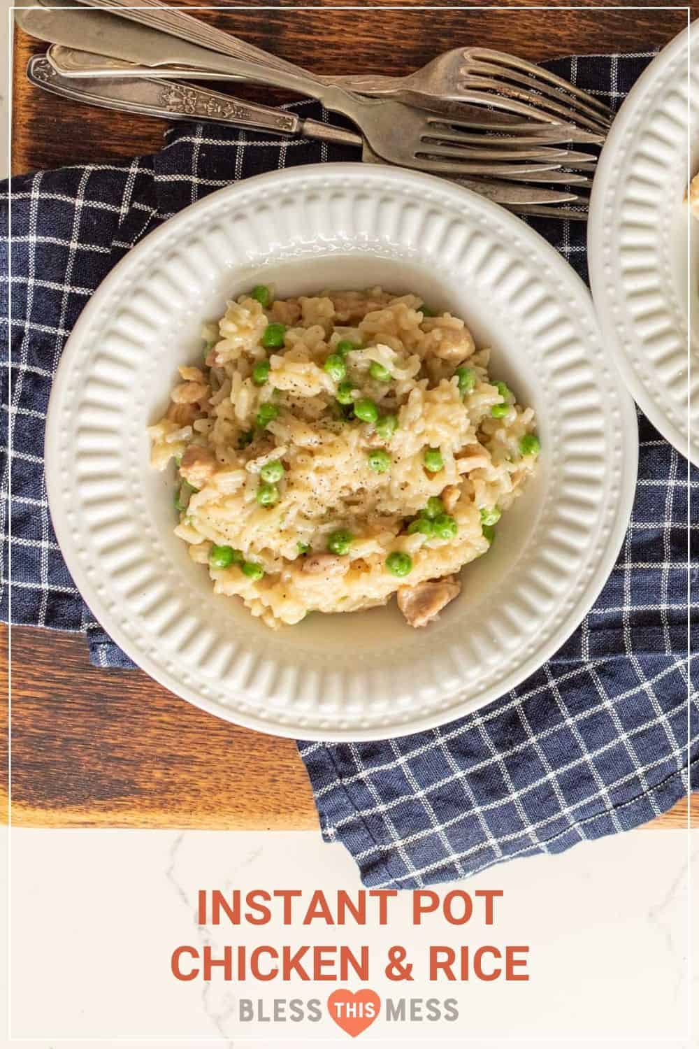 Instant Pot Chicken and Rice Recipe Bless This Mess