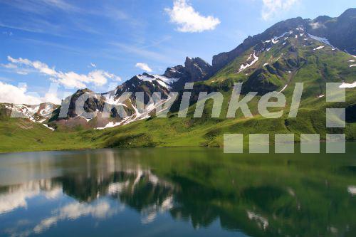 blickwinkel Melchsee, Melchtal, Obwalden, Schweiz, Alpen, Melchsee