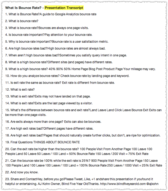 SlideShare SEO A Guide to Presentation Optimization