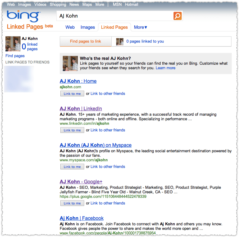 Bing Linked Pages Bing Linked Pages