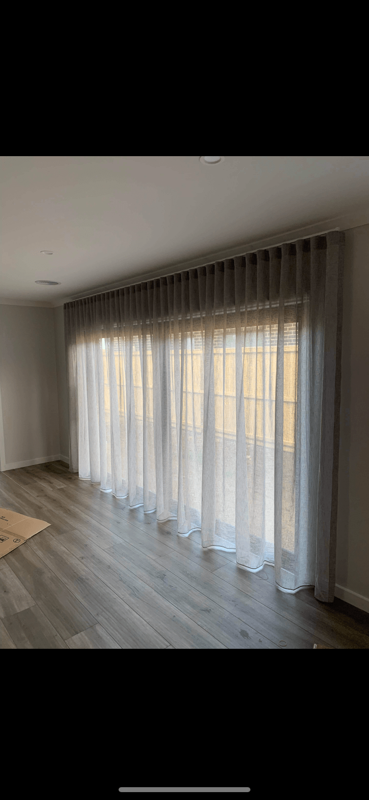 Curtains, sheer drapes, and pleated blinds Geelong