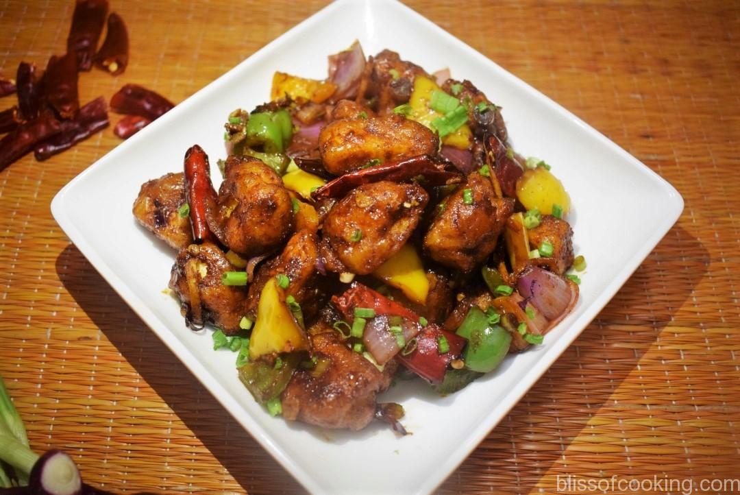 Crispy Chilli Paneer (Spicy Cottage Cheese) Bliss of Cooking