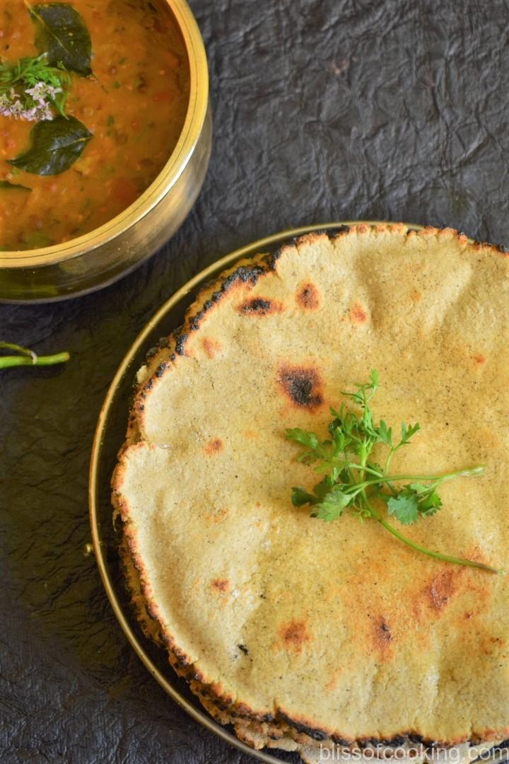 Jowar Roti Flat Bread) Bliss of Cooking