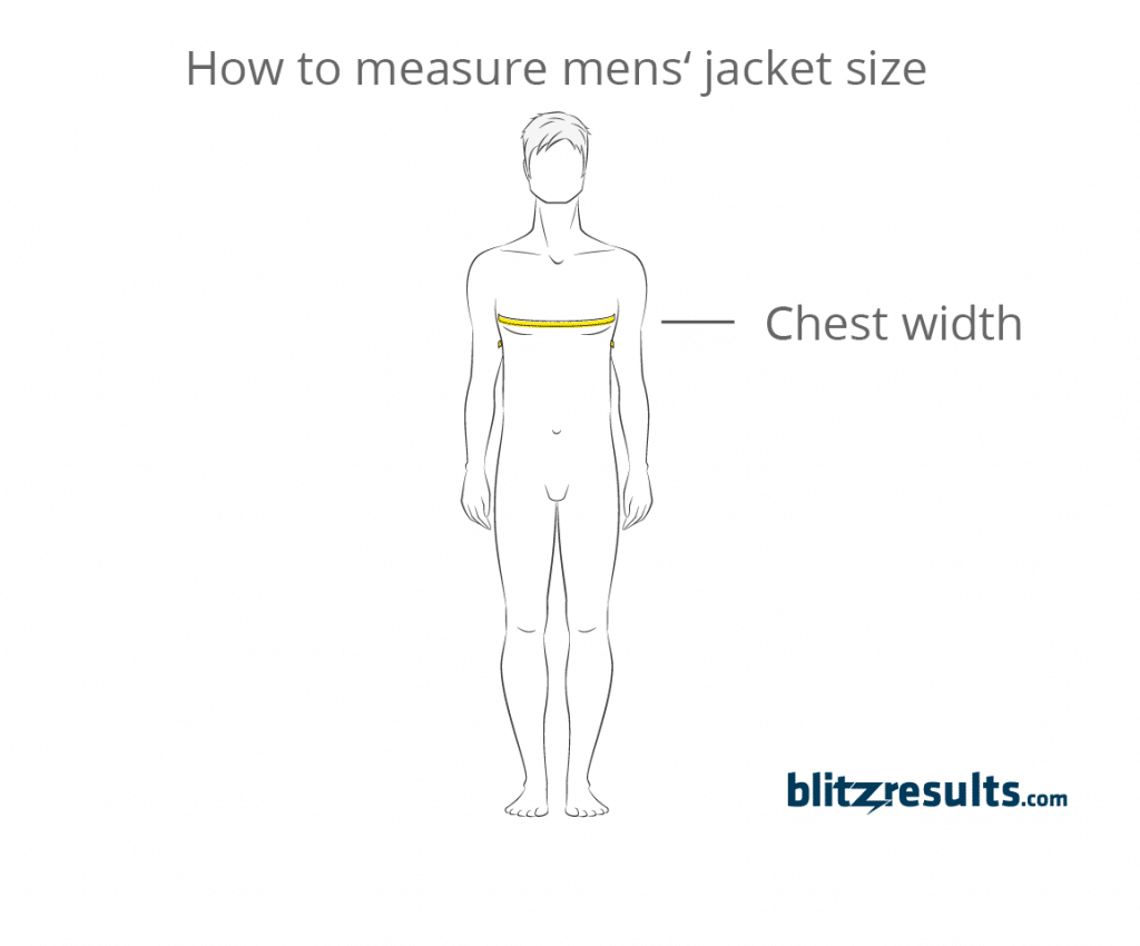 Size Charts for Jackets & Coats + How to Measure Chest