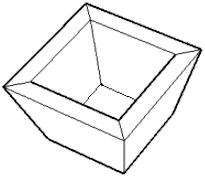 Compound Miter Angle Calculator and Template Generator - Inch