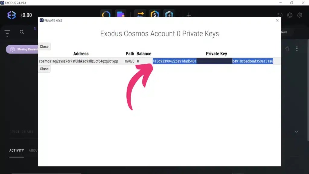 Import Exodus, Atomic and Trust wallets into Keplr to claim airdrops