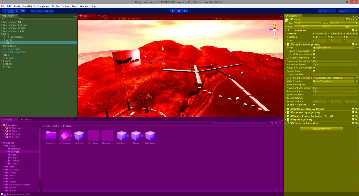 Das eigene Virtual Reality Spiel mit Unity3D Tag 2 Unity und unser