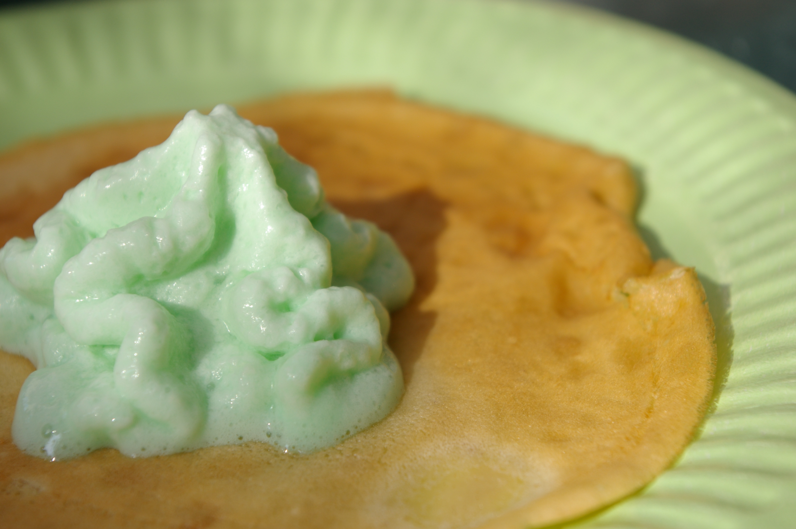Recette d'espuma de pêche blanche et chantilly et à la menthe verte