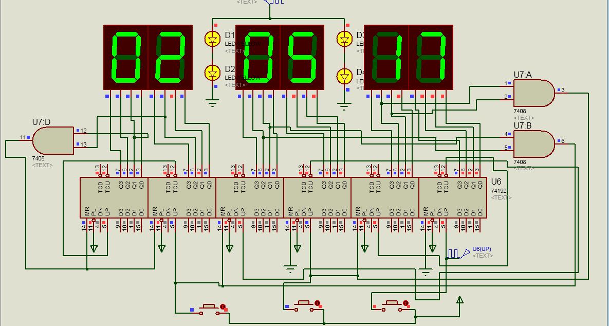 Cara Membuat 7 Segment Di Proteus