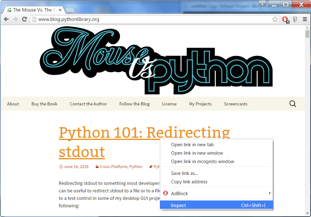 A Simple Intro to  Scraping with Python Mouse Vs Python