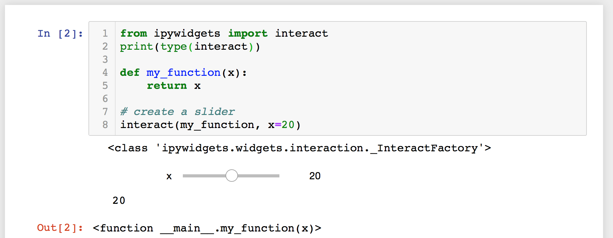 Creating Jupyter Notebook Widgets with interact Mouse Vs Python