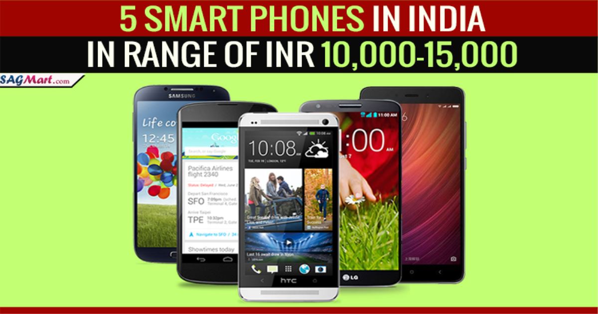 Top 5 Smartphones in India in Range of INR 10,00015,000 [Jan 2018