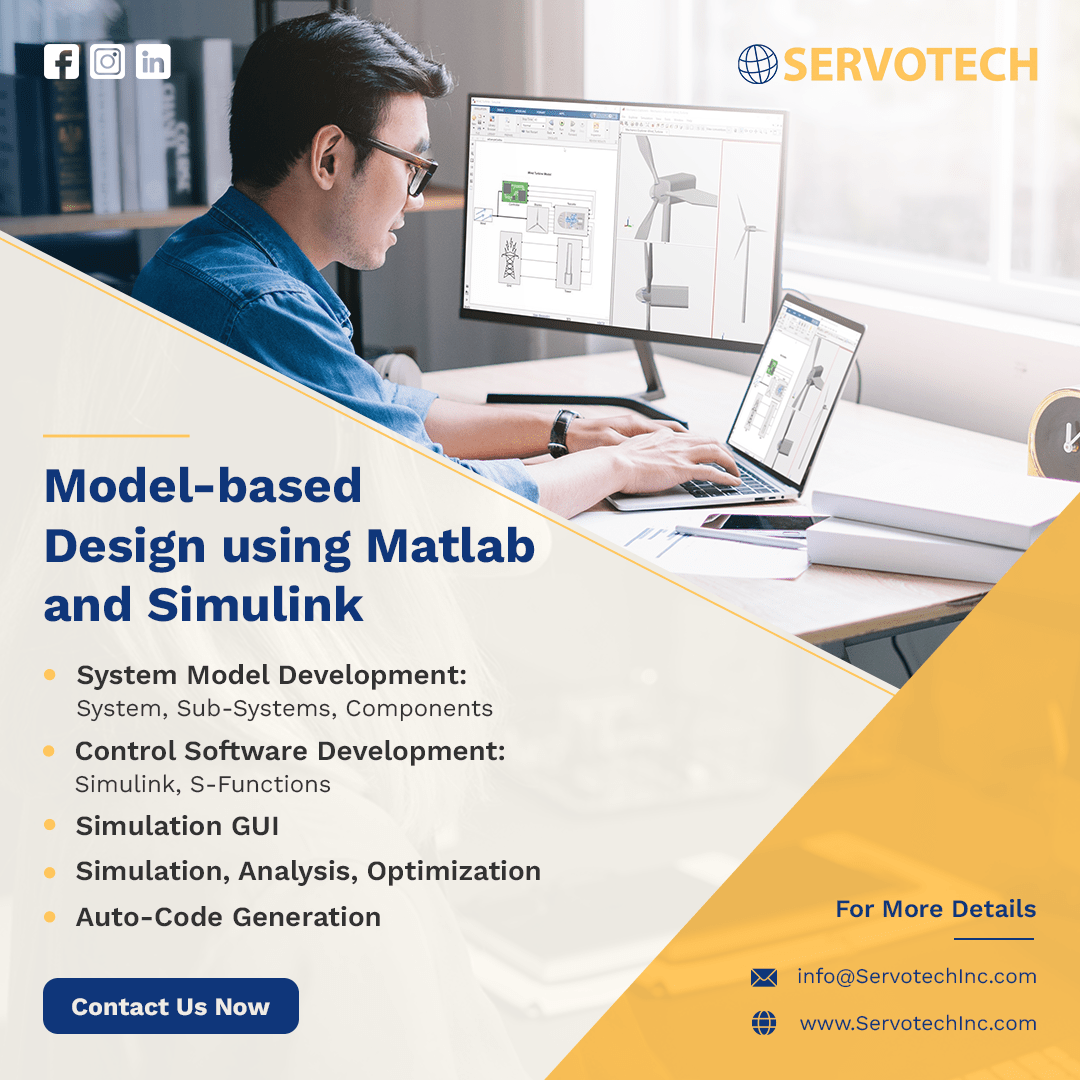 Modelbased design using Matlab and Simulink
