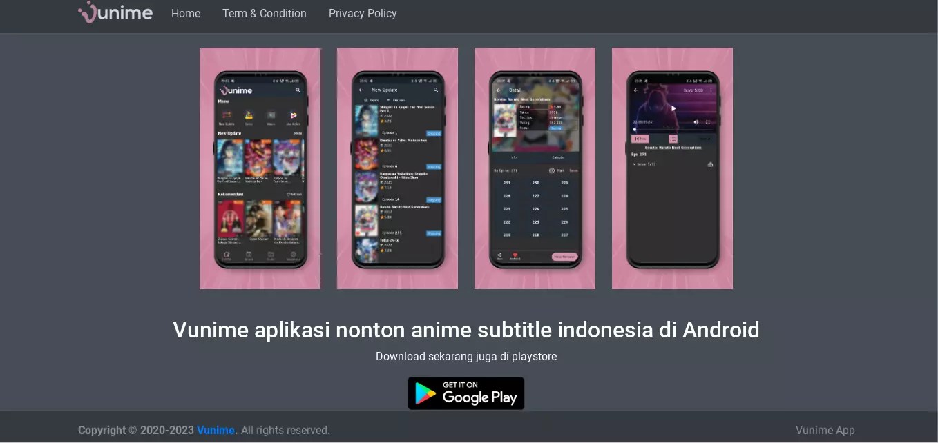 Link Download Vunime VIP Mod Apk Premium Terbaik 2023