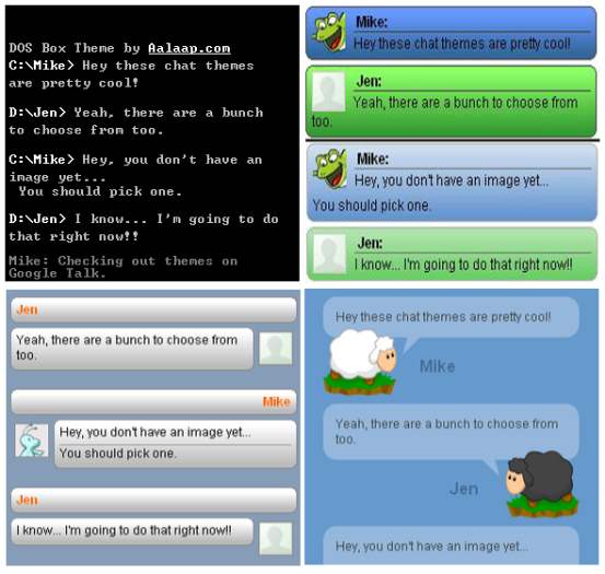 Change install Google Talk Themes Download Awesome theme