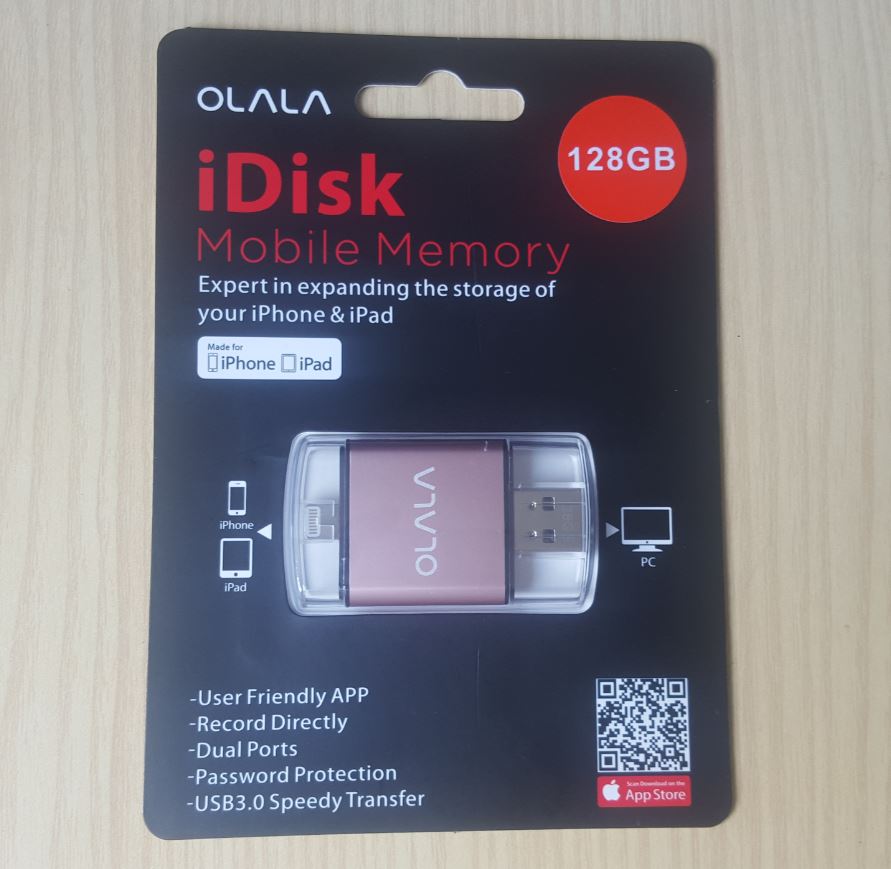OLALA iDisk Mobile Memory for iPhone and iPad BlogTechTips