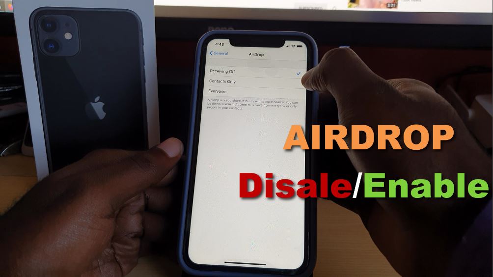 How to Enable or Disable Airdrop on iPhone 11 BlogTechTips