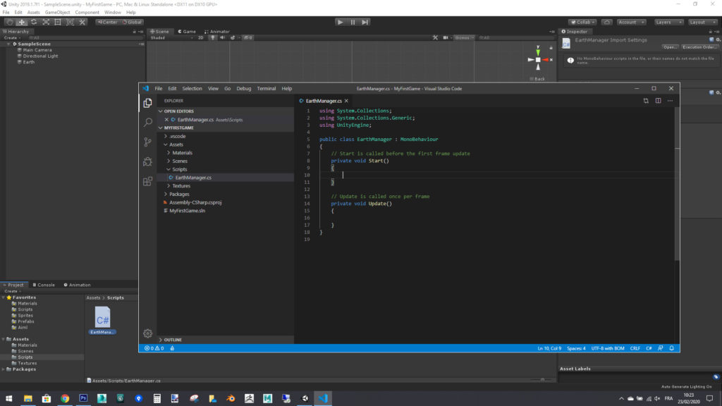 Unity tutorial n°3 Manipuler les GameObjects par code The Bloodian