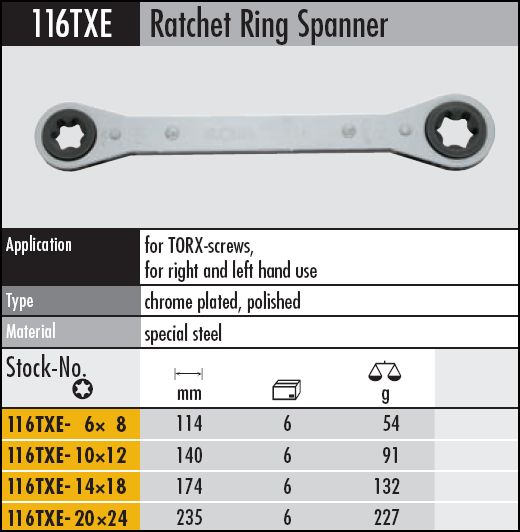 Torx Wrenches Made in Germany