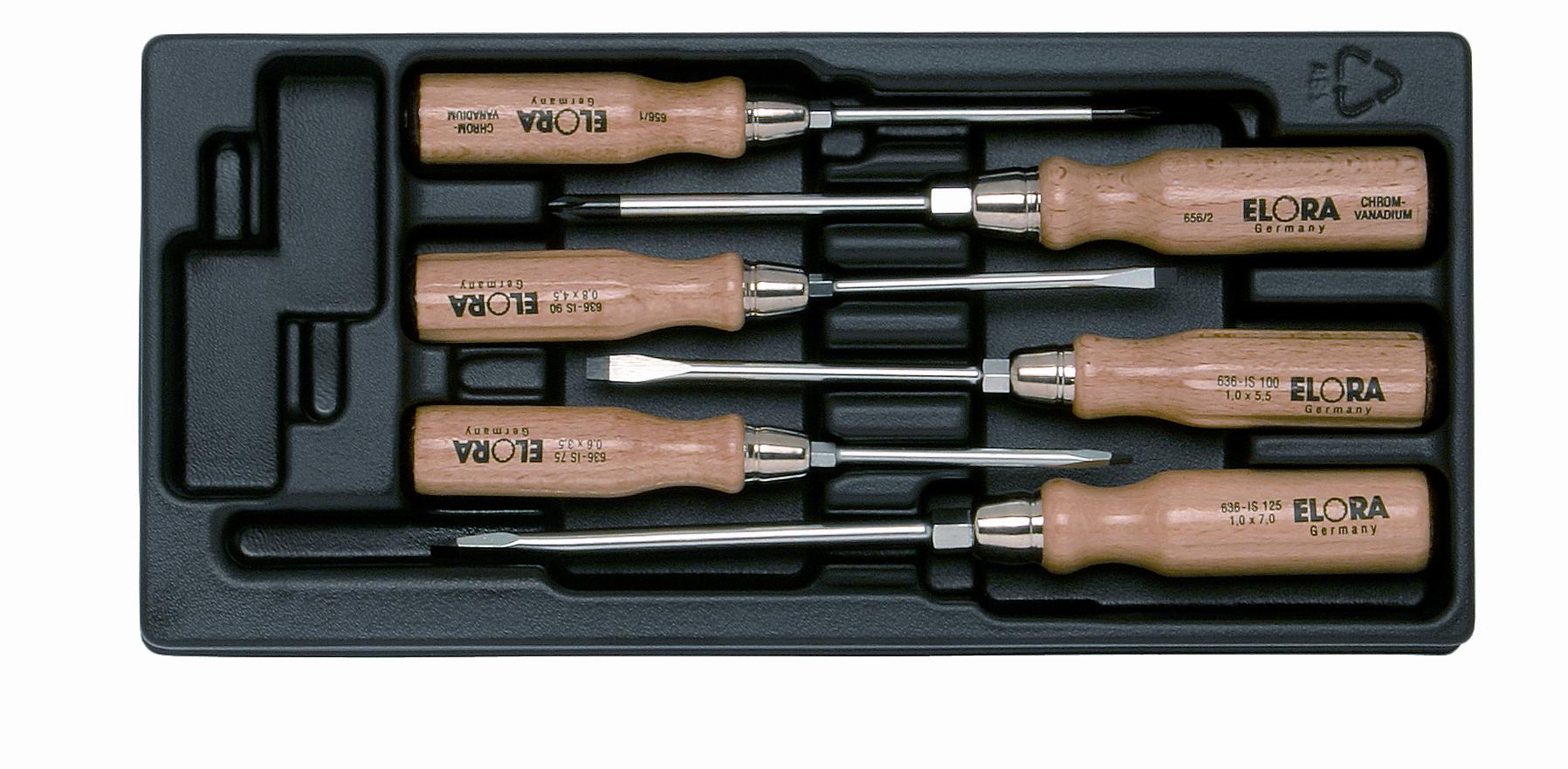 Elora Flat, Phillips, and Torx Screwdrivers made in Germany