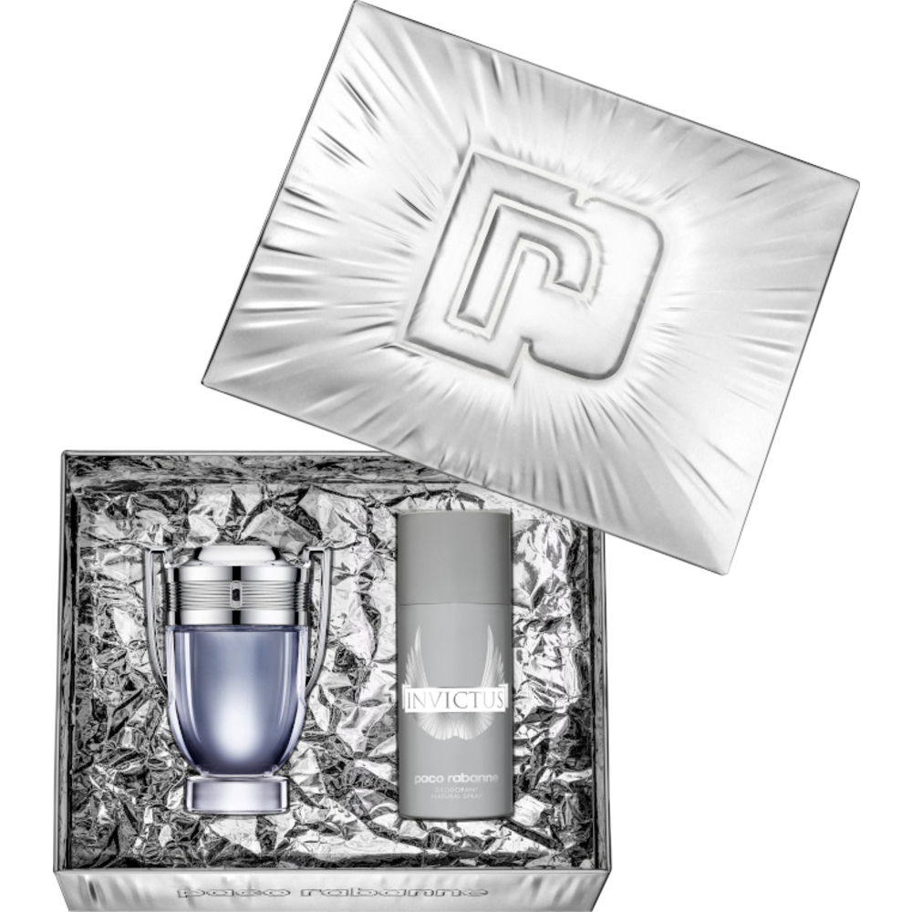 Paco Rabanne Invictus Eau De Toilette 100ml & Deodorant Spray 150ml bloomingcorner.gr