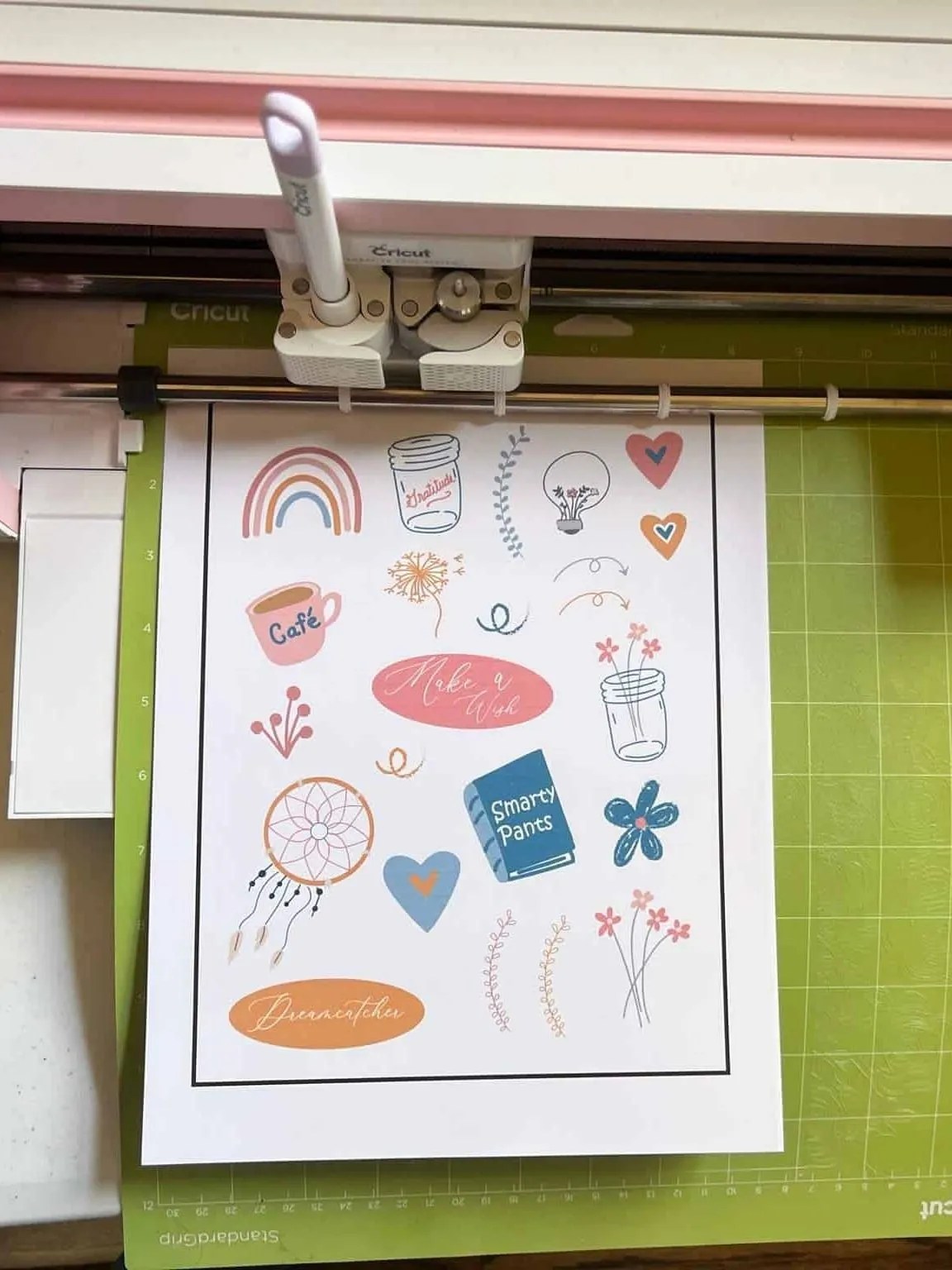 How to Print and Cut Stickers on Cricut • Blooming Creativity