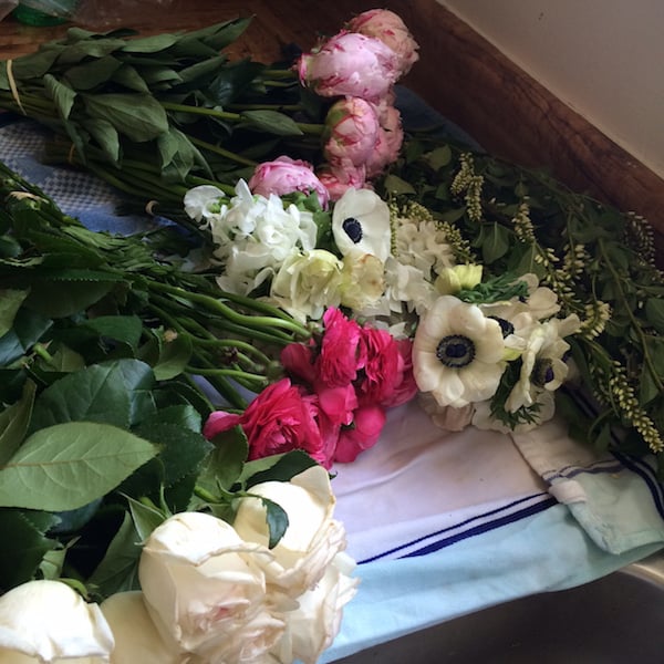 Blooms By The Box Turned into Fine Art By Live Event Painter