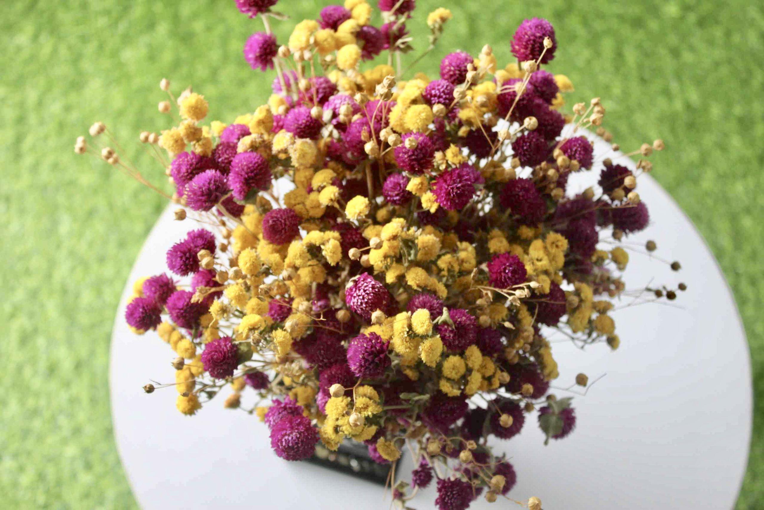 Buy Pink Dreamy Love Dried Flowers Bouquet BloomyBliss