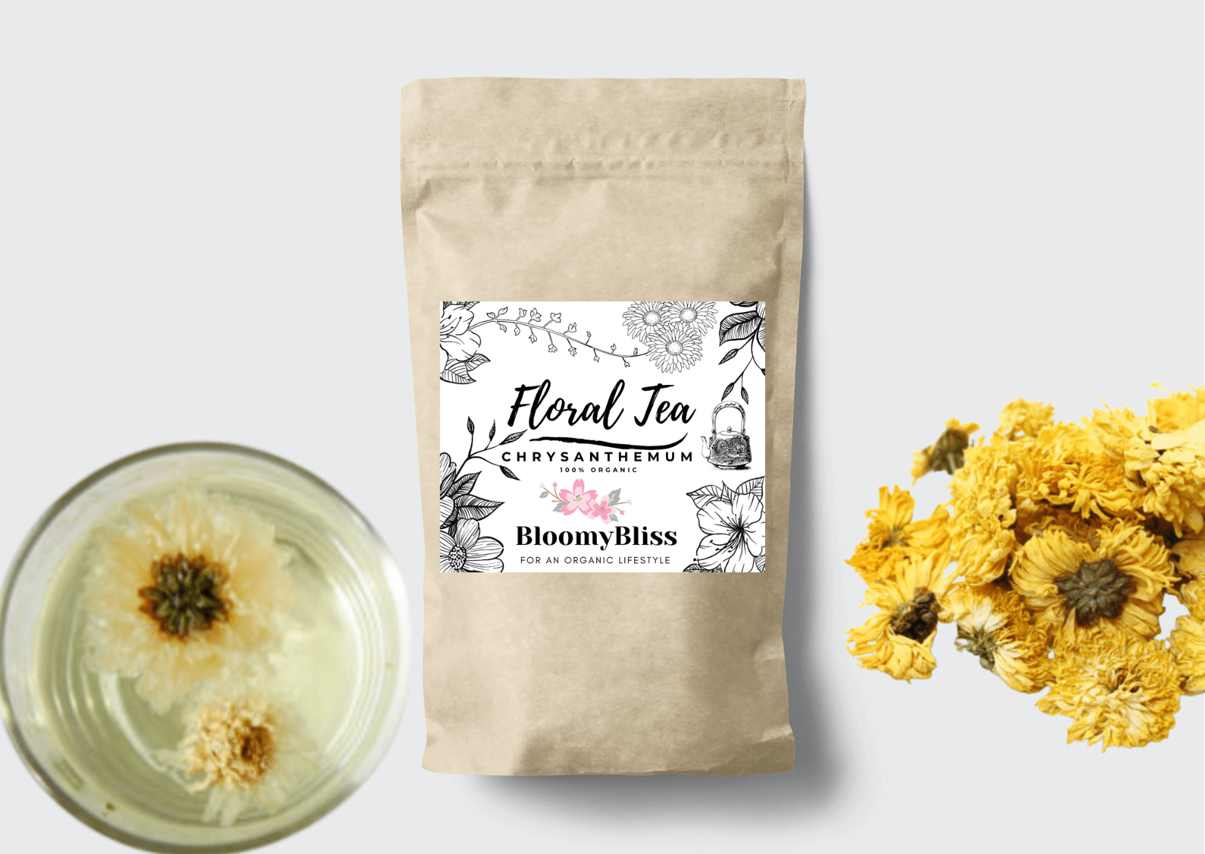 Buy Organic Chrysanthemum Tea Organic BloomyBliss Online
