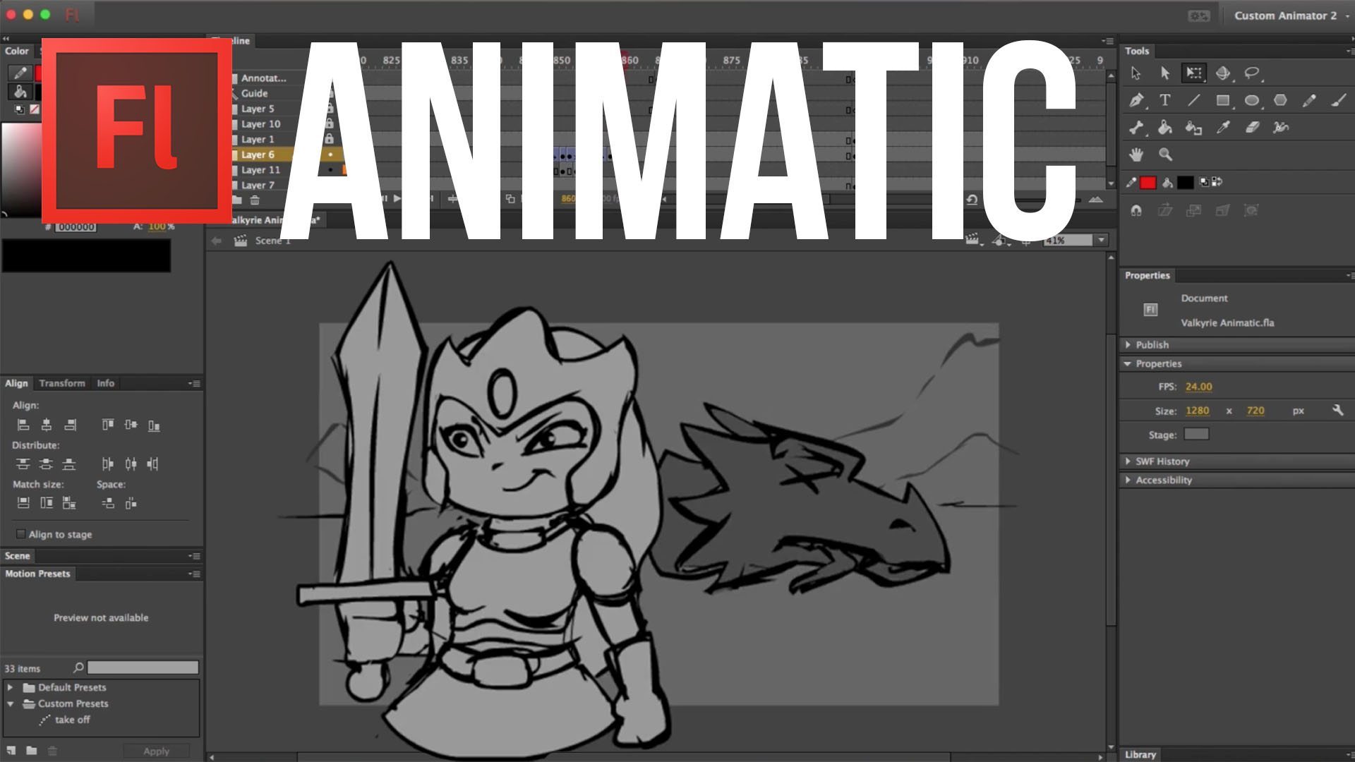 Creating an Animatic in Flash Bloop Animation